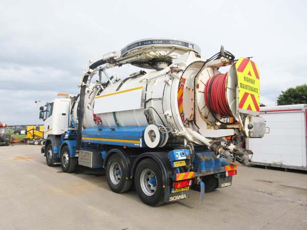 REF 06 - 2008 Scania Kaiser Whale Jet Vac Recycler for sale